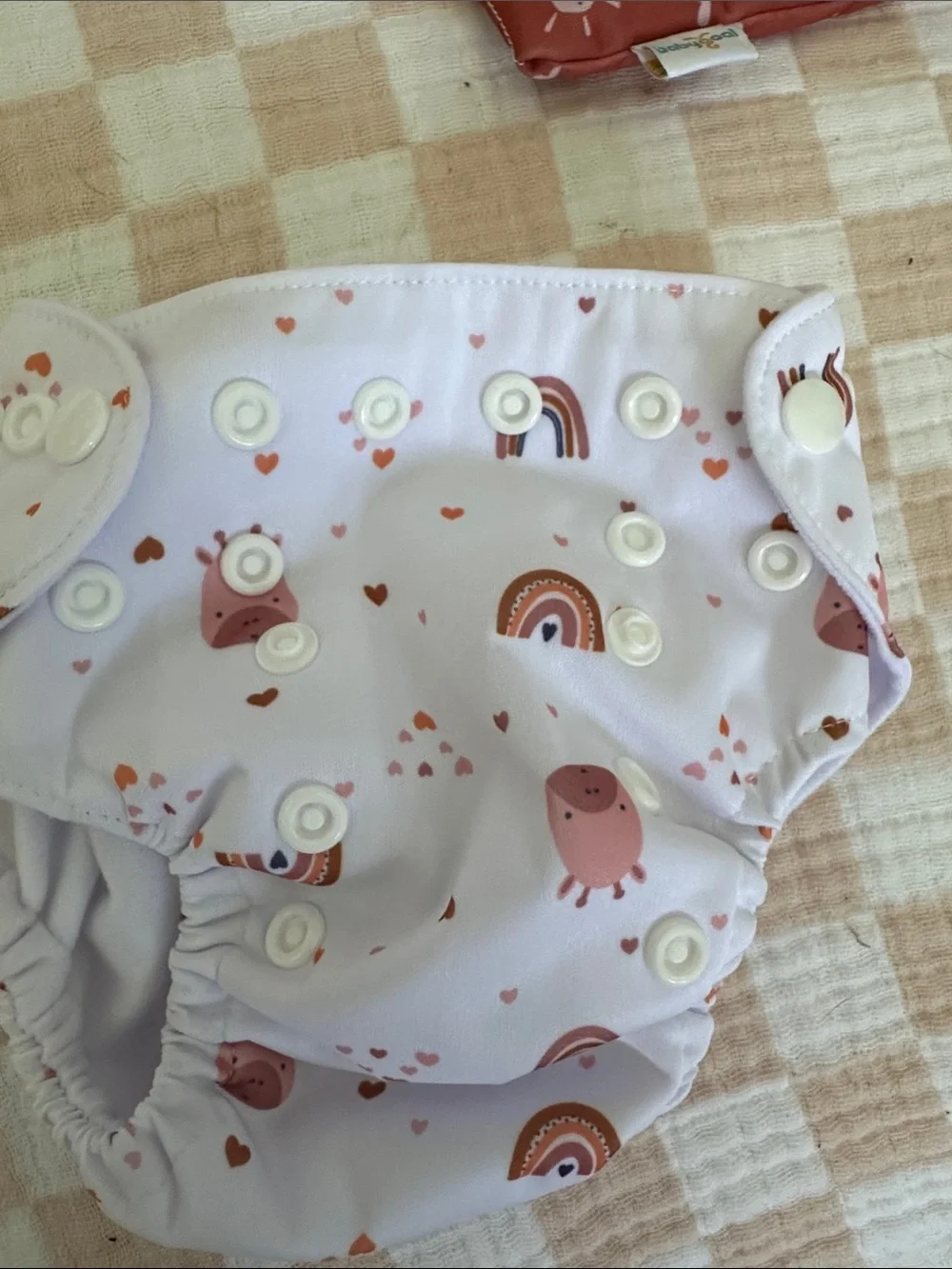 Babygoal Baby’Waterproof Wet Bag and Reusable Cloth Diaper Set of 6